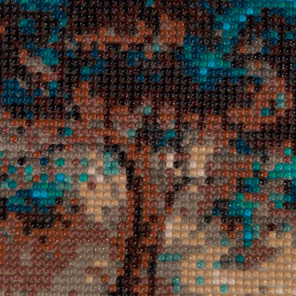 TG64203-14 DIAMANT EMBROiderie Diamant Malerei Diamant Baum Mosaik BLAU 5D