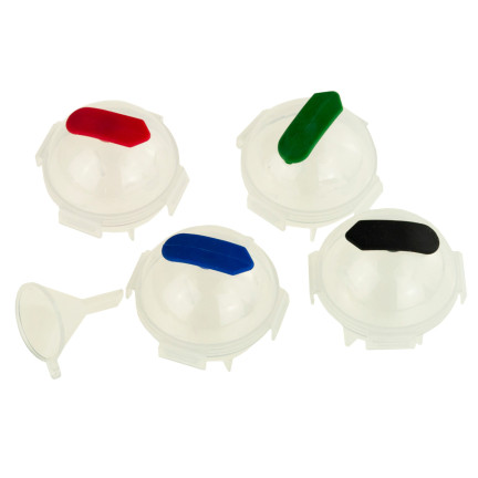TG64476 EISFORM EIS KUGELN FORM 4 STÜCK FÜR GETRÄNKE GROSS