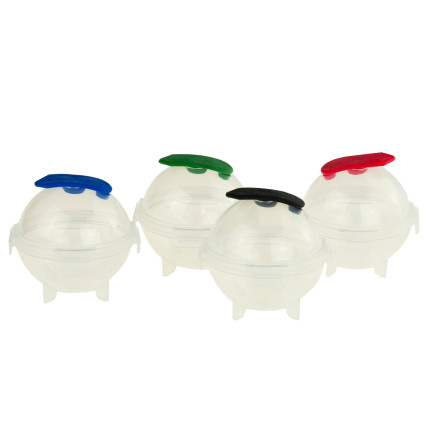 TG64476 EISFORM EIS KUGELN FORM 4 STÜCK FÜR GETRÄNKE GROSS