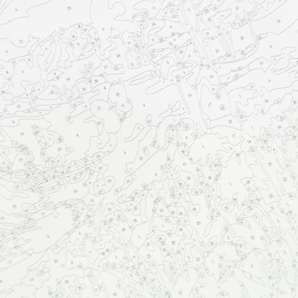 TG64616-2 MALEN NACH ZAHLEN LANDSCHAFT OHNE RAHMEN