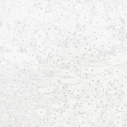 TG64616-2 MALEN NACH ZAHLEN LANDSCHAFT OHNE RAHMEN