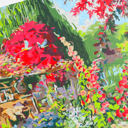 TG64616-3 Gerahmtes Gemälde ohne Bordüren 30x40 Landhaus
