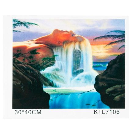 TG64616-4 HINTERGRUNDBILD OHNE RAHMEN 30x40 MYTISCHES WASSERPAD