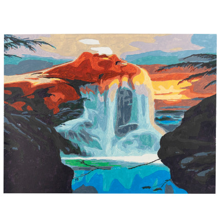 TG64616-4 HINTERGRUNDBILD OHNE RAHMEN 30x40 MYTISCHES WASSERPAD