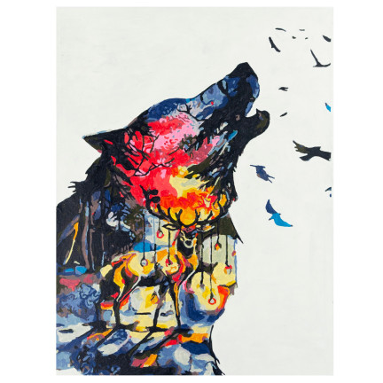 TG64616-5 BOTTOM PICTURE OHNE RAHMEN 30x40 WOLF