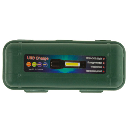 TG64636 TACTICAL LED ZOOM CREE DIODA Q5 Taschenlampe mit USB + Tasche