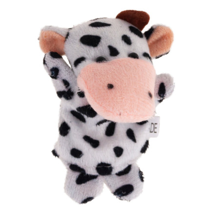 TG64638 Plüsch-Fingerpuppen, 10 Stück, Zootiere, Fingerpuppen-Set