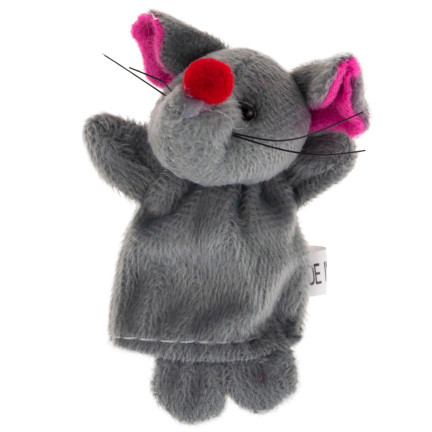 TG64638 Plüsch-Fingerpuppen, 10 Stück, Zootiere, Fingerpuppen-Set