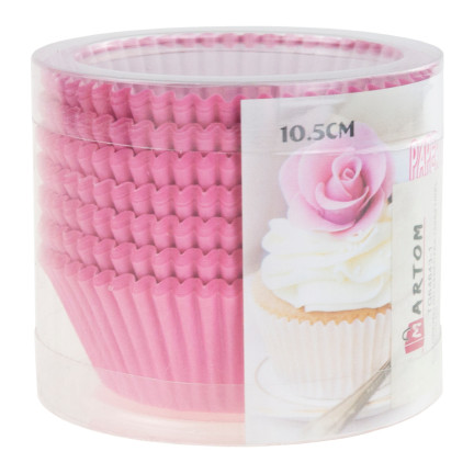 TG64643-1 CUPCAKE-FORMEN 150 STÜCK ROSA PAPIER-MUFFINFORMEN 7CM