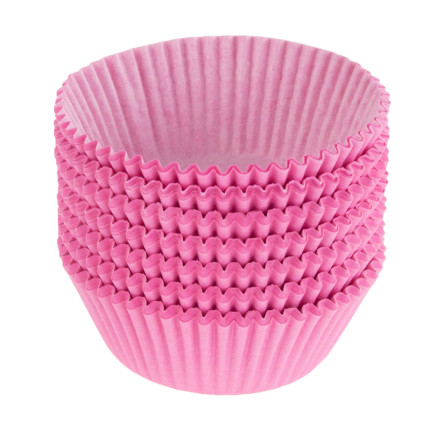 TG64643-1 CUPCAKE-FORMEN 150 STÜCK ROSA PAPIER-MUFFINFORMEN 7CM