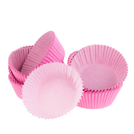 TG64643-1 CUPCAKE-FORMEN 150 STÜCK ROSA PAPIER-MUFFINFORMEN 7CM