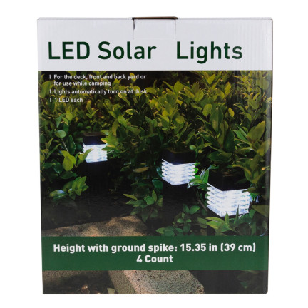 TG64670-KPL 4x SOLAR LAMP Garten LED PUSH BAR 39cm