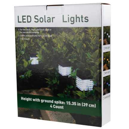 TG64670-KPL 4x SOLAR LAMP Garten LED PUSH BAR 39cm