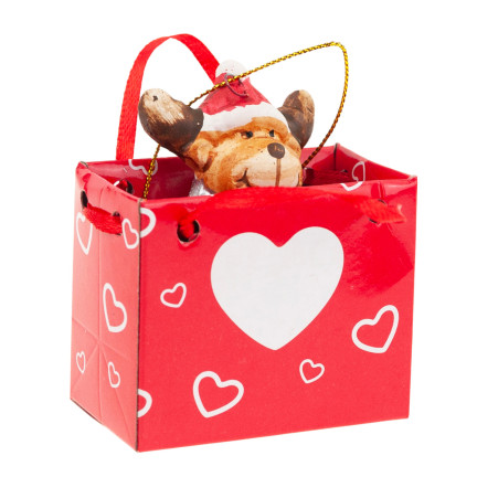 TG65964 KUGEL WEIHNACHTSKUGEL ANHÄNGER WEIHNACHTSMANN, SCHNEEMANN, ENGEL, RENTIER