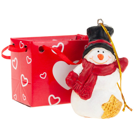 TG65964 KUGEL WEIHNACHTSKUGEL ANHÄNGER WEIHNACHTSMANN, SCHNEEMANN, ENGEL, RENTIER