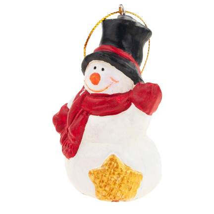 TG65964 KUGEL WEIHNACHTSKUGEL ANHÄNGER WEIHNACHTSMANN, SCHNEEMANN, ENGEL, RENTIER