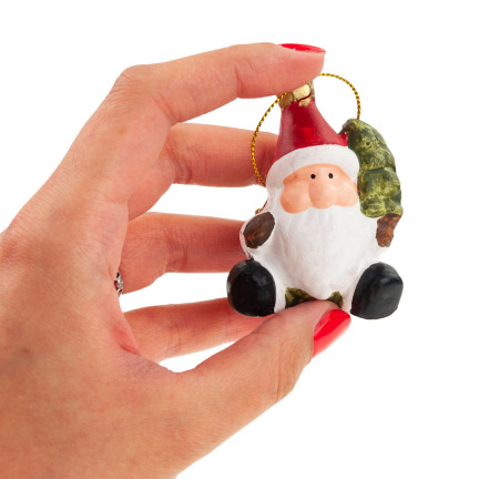 TG65964 KUGEL WEIHNACHTSKUGEL ANHÄNGER WEIHNACHTSMANN, SCHNEEMANN, ENGEL, RENTIER