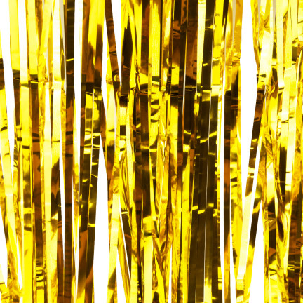 TG66229-2 GOLDFOLIE VORHANG DEKORATION SILVESTER HOCHZEIT FOTOSTAND HINTERGRUND