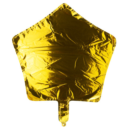 TG66234-2 FOLIE BALLON STERN GOLD GEBURTSTAG STERN FÜR HELIUM