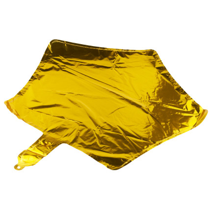 TG66234-2 FOLIE BALLON STERN GOLD GEBURTSTAG STERN FÜR HELIUM