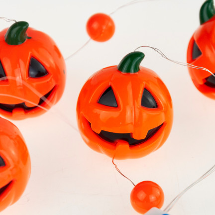TG66285 HALLOWEEN GARLANDE LED KETTE KÜRBIS LEUCHTET 5PCS