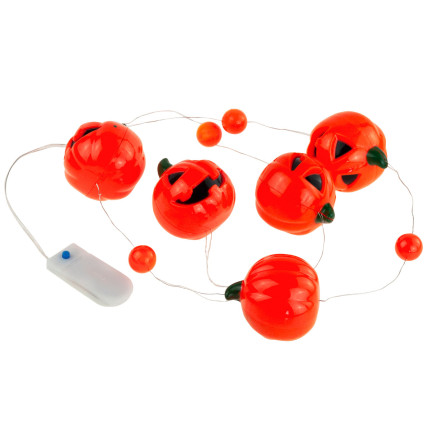 TG66285 HALLOWEEN GARLANDE LED KETTE KÜRBIS LEUCHTET 5PCS