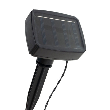 TG66774 SOLAR GARTEN LAMPE RATTAN LED LEUCHTEN 4PCS POL ANGETRIEBENES SOLARPANEL