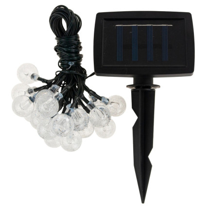 TG71398-2 SOLARLAMPE GIRLAND 20LED 5M GARTENLAMPE FÜR BALKON string KALTES LICHT
