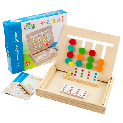 TG67008 Holz-Sortierspiel: Farben und Formen lernen – Zuordnung