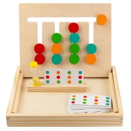 TG67008 Holz-Sortierspiel: Farben und Formen lernen – Zuordnung