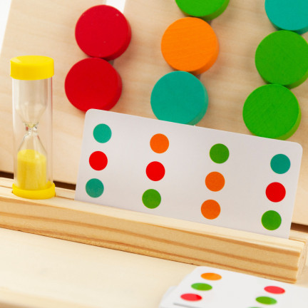 TG67008 Holz-Sortierspiel: Farben und Formen lernen – Zuordnung