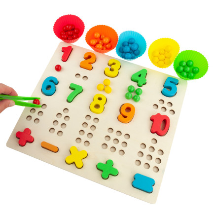 TG67012 MONTESSORI HOLZ PUZZLE MATHEMATISCHES LERNEN