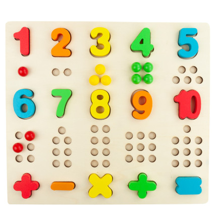 TG67012 MONTESSORI HOLZ PUZZLE MATHEMATISCHES LERNEN