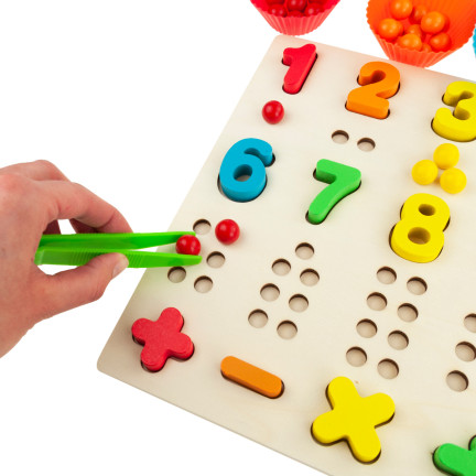 TG67012 MONTESSORI HOLZ PUZZLE MATHEMATISCHES LERNEN