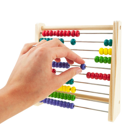 TG67013 Holzrechenbrett zum Erlernen des Rechnens für Kinder