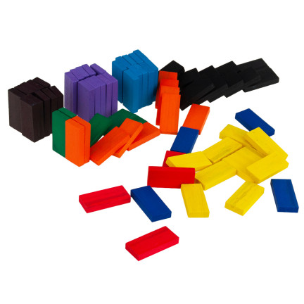 TG67014 Holz-Domino-Steine, großes Puzzle, 120 Teile
