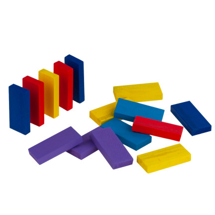 TG67014 Holz-Domino-Steine, großes Puzzle, 120 Teile
