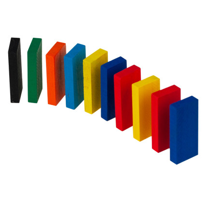 TG67014 Holz-Domino-Steine, großes Puzzle, 120 Teile