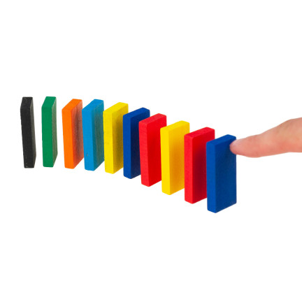 TG67014 Holz-Domino-Steine, großes Puzzle, 120 Teile