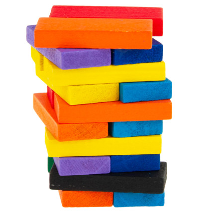 TG67014 Holz-Domino-Steine, großes Puzzle, 120 Teile