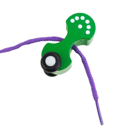 TG67019 Holzzug mit Raupenkette – Lernpuzzle zum Erlernen der Zahlen