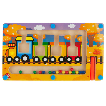 TG67022 – Montessori-Magnet-Labyrinthzug aus Holz