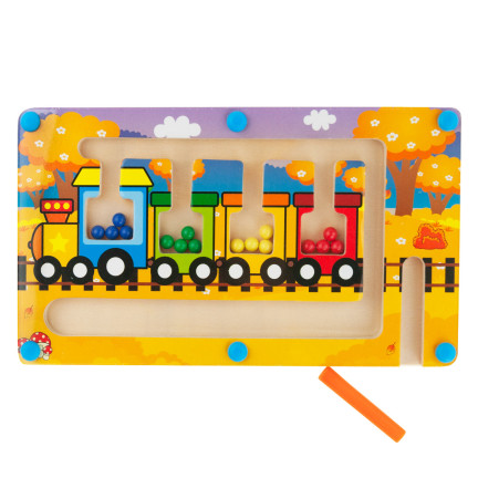 TG67022 – Montessori-Magnet-Labyrinthzug aus Holz