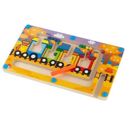 TG67022 – Montessori-Magnet-Labyrinthzug aus Holz