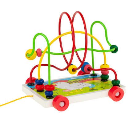 TG67025 Lern-Labyrinth mit Durchzug, groß, mit Rädchen