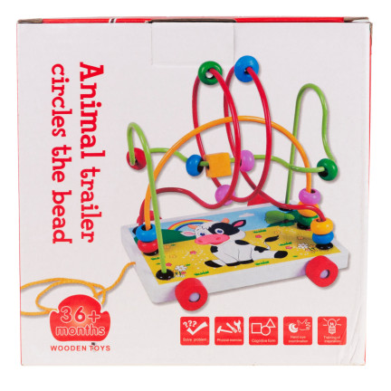 TG67025 Lern-Labyrinth mit Durchzug, groß, mit Rädchen