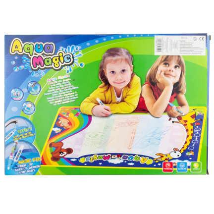 TG67278 Große Wassermalmatte zum Zeichnen und Malen mit Wasser – Mega-Set + Zubehör