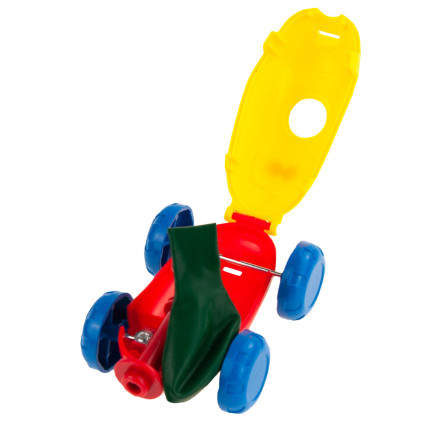 TG67285 Ballonwerfer-Set mit 2 aerodynamischen Spielzeugautos, Pumpe und Ballons