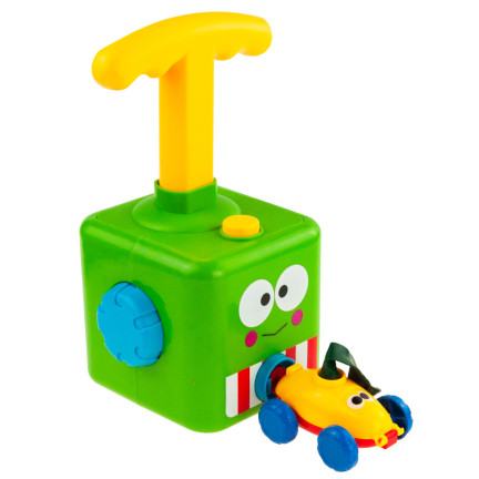 TG67285 Ballonwerfer-Set mit 2 aerodynamischen Spielzeugautos, Pumpe und Ballons