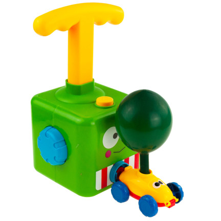 TG67285 Ballonwerfer-Set mit 2 aerodynamischen Spielzeugautos, Pumpe und Ballons